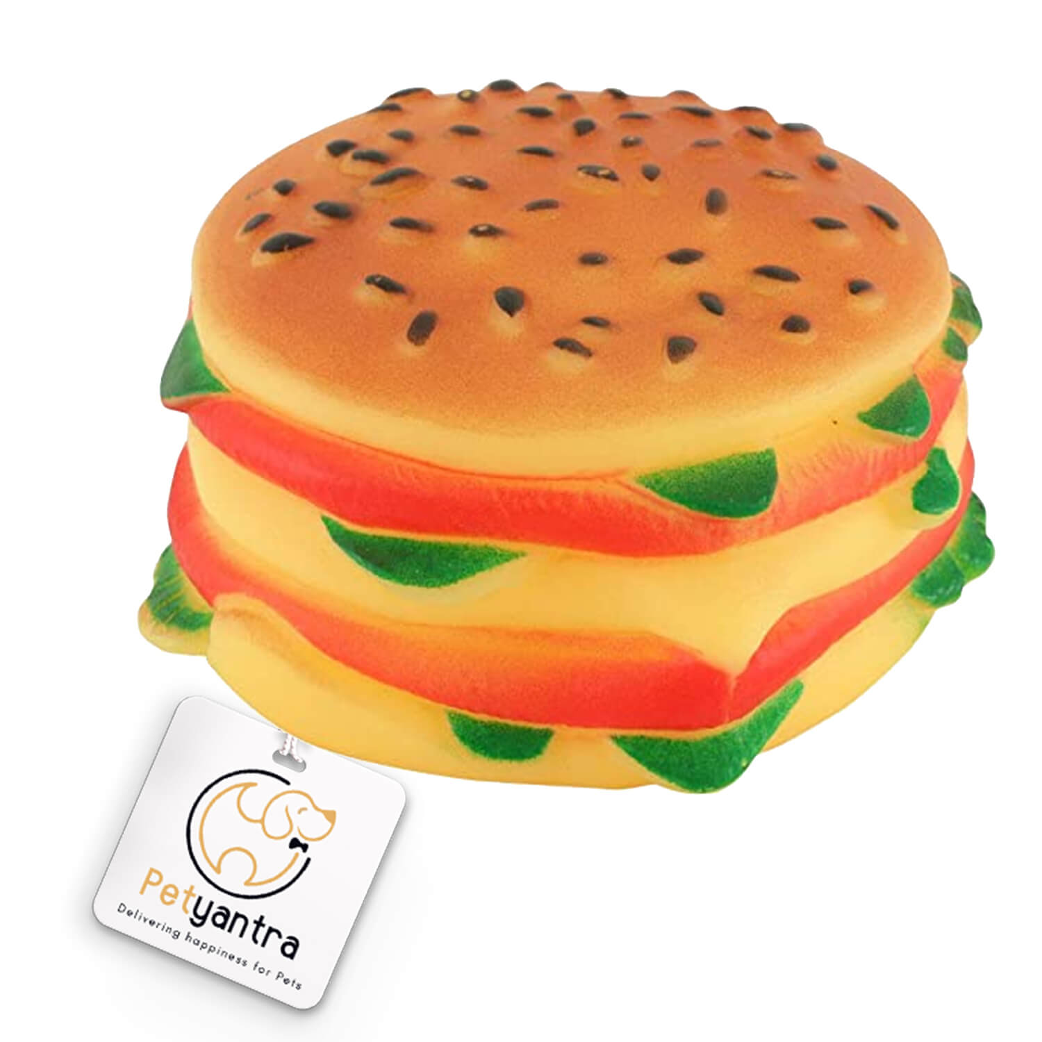 Cheeseburger Dog Toy