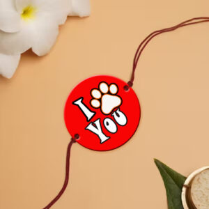 Dog Rakhi I love Paw You